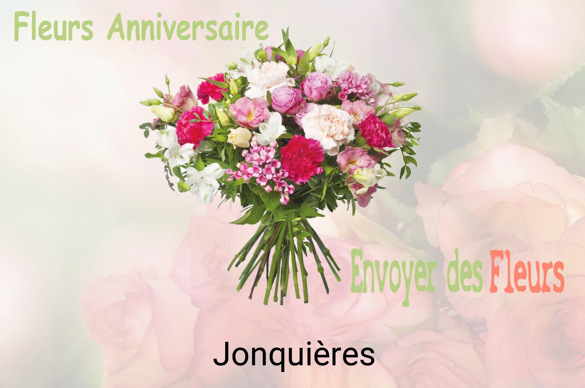Bouquet de fleurs d’anniversaire livré à Jonquières